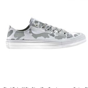 Chuck Taylor All Star 2 Low 'Grey Camo' 7.5 New!! Converse